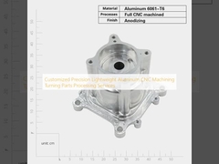 Kişiselleştirilmiş hassas hafif alüminyum CNC işleme dönüş parçaları işleme hizmetleri