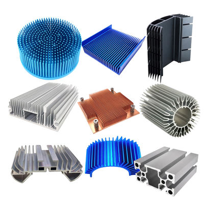 Kalite  Customized Aluminum Extrusion Heat Sink Silver Heat Dissipation Aluminum Fabrika