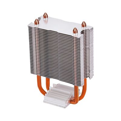 Anodizli Bakır Isı borusu Isı Lavabosu Skived Fin Isı dağıtımı