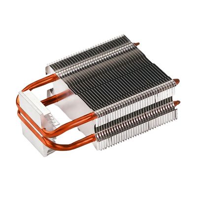 Anodizli Bakır Isı borusu Isı Lavabosu Skived Fin Isı dağıtımı