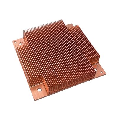 Elektronik Kaydırılmış Fin Isı Lavabosu vida montu Özel Isı Lavabosu hassasiyeti
