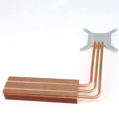 Kişisel Skived Fin Heat Sink Heat Transfer Bakır vida montu