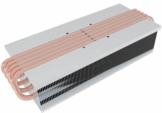 Kişisel Skived Fin Heat Sink Heat Transfer Bakır vida montu