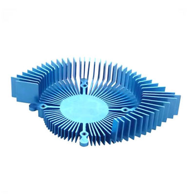 Gelişmiş soğutma verimliliği için özel anodizasyonlu CNC işlenmiş ısı alıcıları