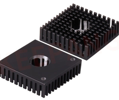 Gelişmiş soğutma verimliliği için özel anodizasyonlu CNC işlenmiş ısı alıcıları