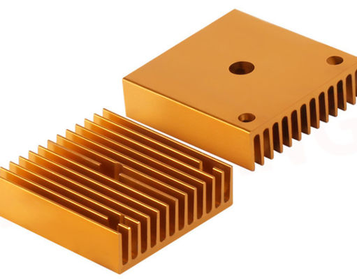 Gelişmiş soğutma verimliliği için özel anodizasyonlu CNC işlenmiş ısı alıcıları