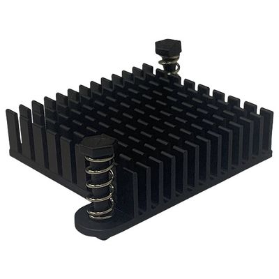 CNC ile işlenmiş ısı lavaboları Pin Fin Anodizasyonlu Metal ısı lavaboları