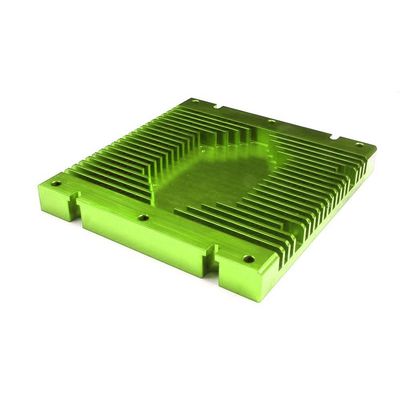 CNC ile işlenmiş ısı lavaboları Pin Fin Anodizasyonlu Metal ısı lavaboları