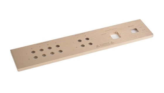 Anodizasyon Alüminyum Ön Panel Dörtgen Çarpışma Direnci