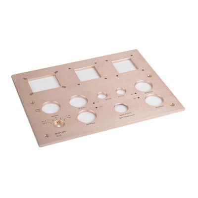 Anodize Alüminyum CNC İşleme Paneli Dikdörtgen Hafif