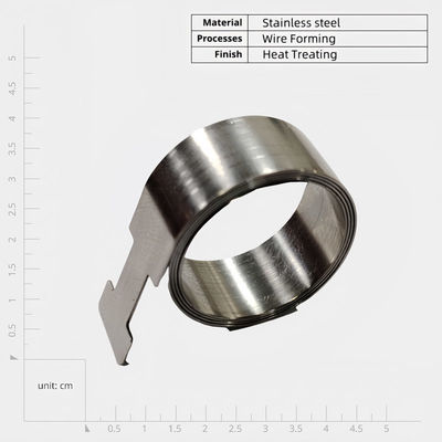 Özel Metal Flat Torsion Fan Spring Sabit Kuvvet Sıkıştırma Bahar Çekici Saat Baharları Üreticisi