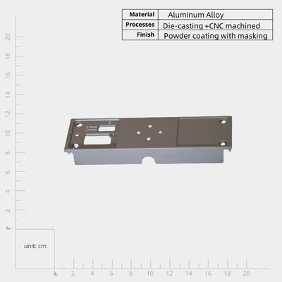 Özel Yatırım dökme CNC işleme Elektronik ekipman panelleri için alüminyum alaşım parçaları