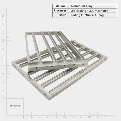 Özel ADC12/A380 Alüminyum Die Casting Parçası ±0.05mm Toleransı ile Nikel Plating