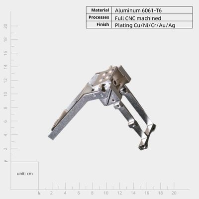 Kişisel Precision Metal Montajlı Yapı Komponentleri Endüstriyel Sınıf Alüminyum Nikel Kaplama ile Ölçme dökme