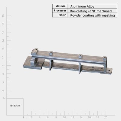 OEM Metal Üretim Hizmetleri Zorlu Çevre için Toz geçirmez uygun fiyatlı Alüminyum Bracket Parçaları