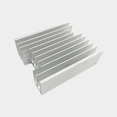 Özel CNC İşleme Parçaları CNC İşlenmiş Alüminyum Soğutma Pencereleri 5mm Fin Yüksekliği 2mm Fin Pitch