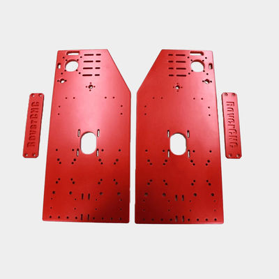 Özel Anodizasyonlu Alüminyum CNC İşlenmiş Yüksek Dayanıklılıklı Elektrik Montaj Plağı
