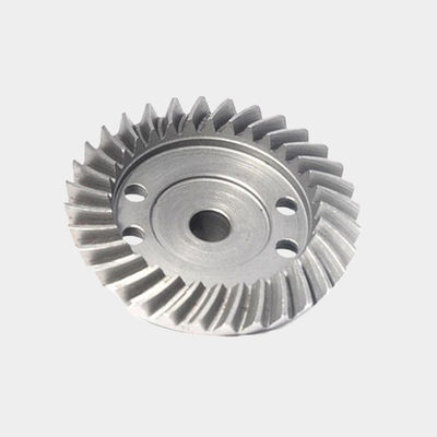Makine Aksesuarları için Özel Paslanmaz Çelik Spiral Bevel Gears Set Düzlük ± 0.01mm