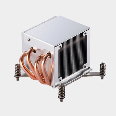 Elektronik cihazlar için özelleştirilmiş Pin yoğunluğu Skived Fin ve Tube ısı değiştiricisi