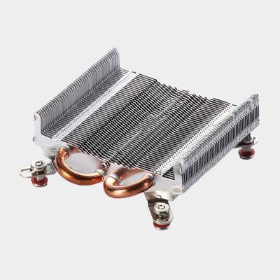 Elektronik cihazlar için özelleştirilmiş Pin yoğunluğu Skived Fin ve Tube ısı değiştiricisi