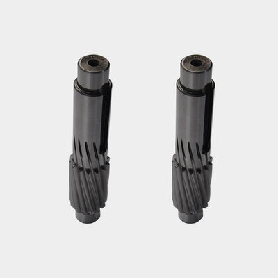 Özelleştirilmiş Transmisyon Özelleştirilmiş Sürücü Büyük Modül Büyük Çift Pinion Helical Gear Shaft