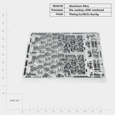 Dayanıklılık Alüminyum Die Casting Led Housing / Alüminyum Alaşım Casting Ra 1.6 Yüzey Finish